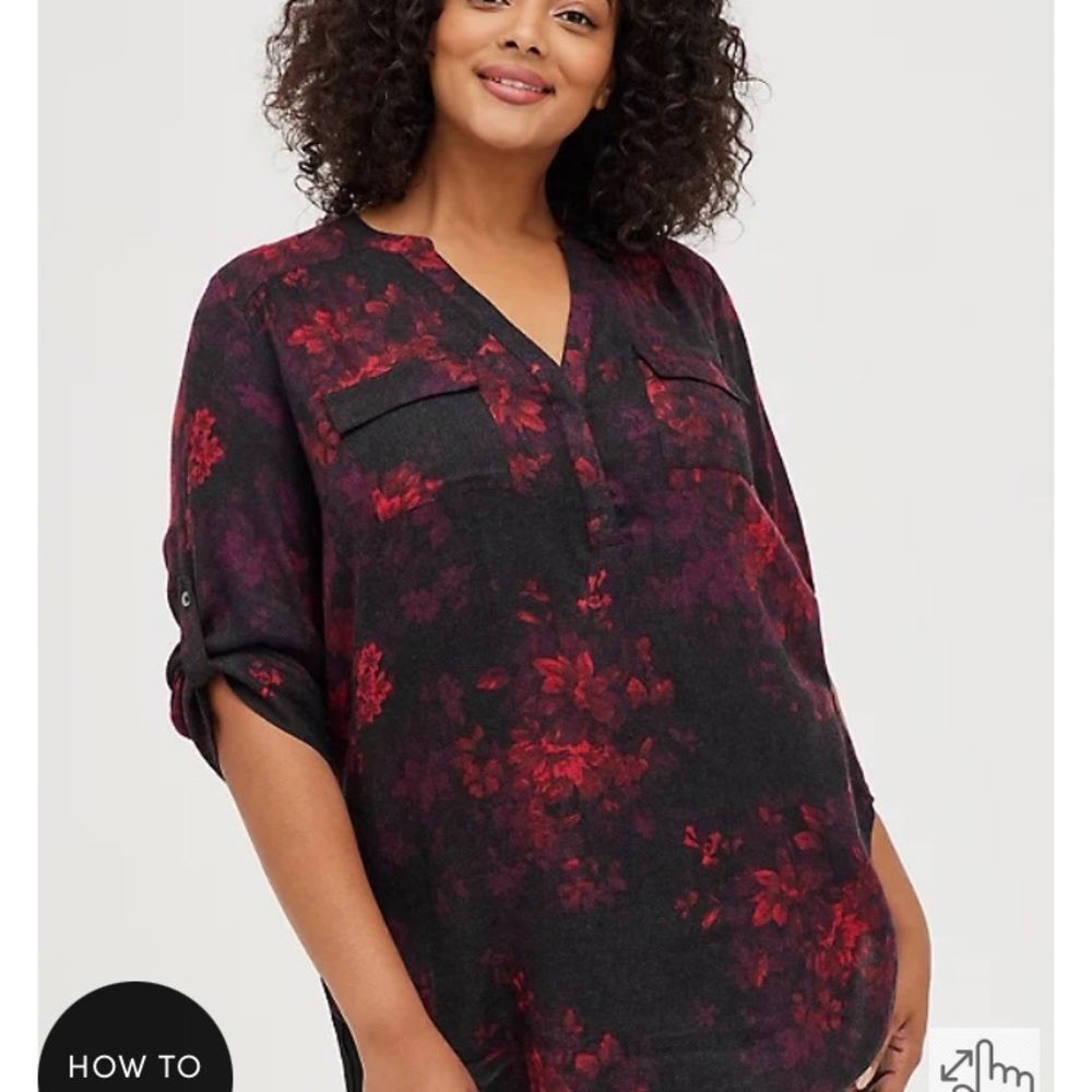 Torrid 5x Harper Tunic